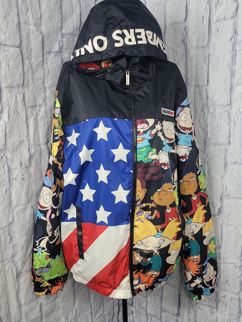 Nickelodeon‎ Members Only Rugrats Cartoon Windbreaker Jacket – Medium